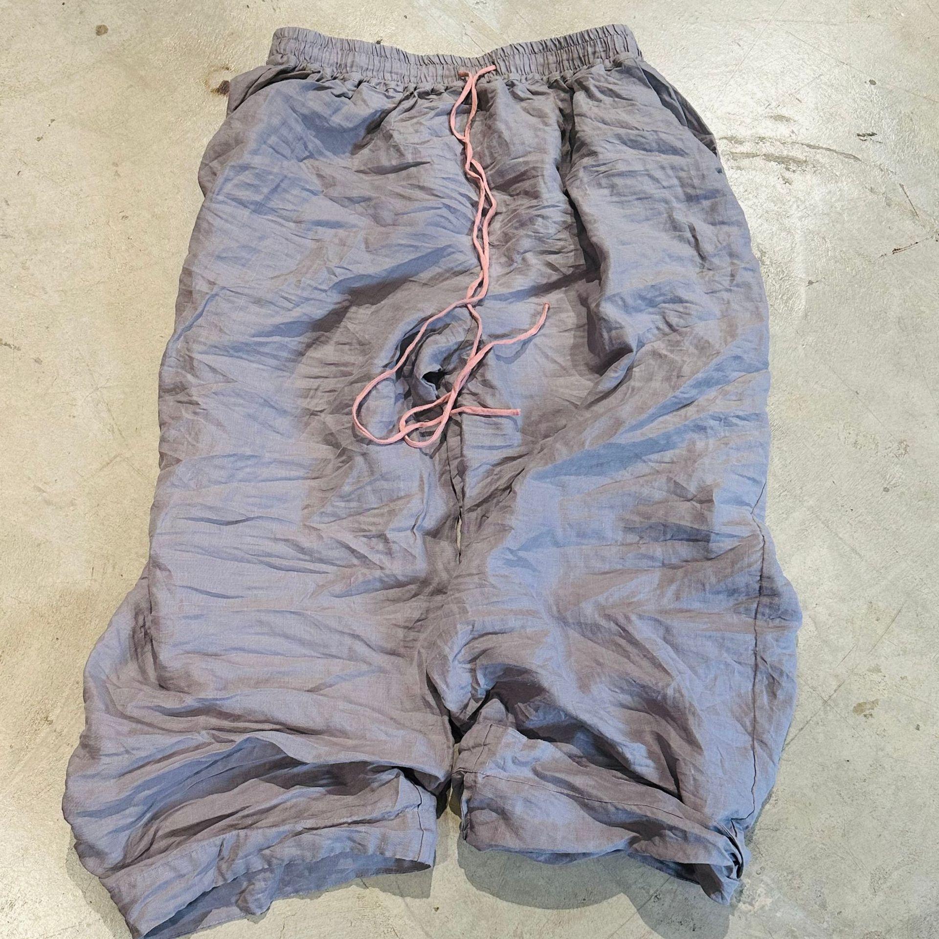 

Johnature Нішеві Контрастні Штани на Кулісці Вінтажні Повсякденні Прямі Штани Жіночі Весняні Вінтажні Модні Штани One Size