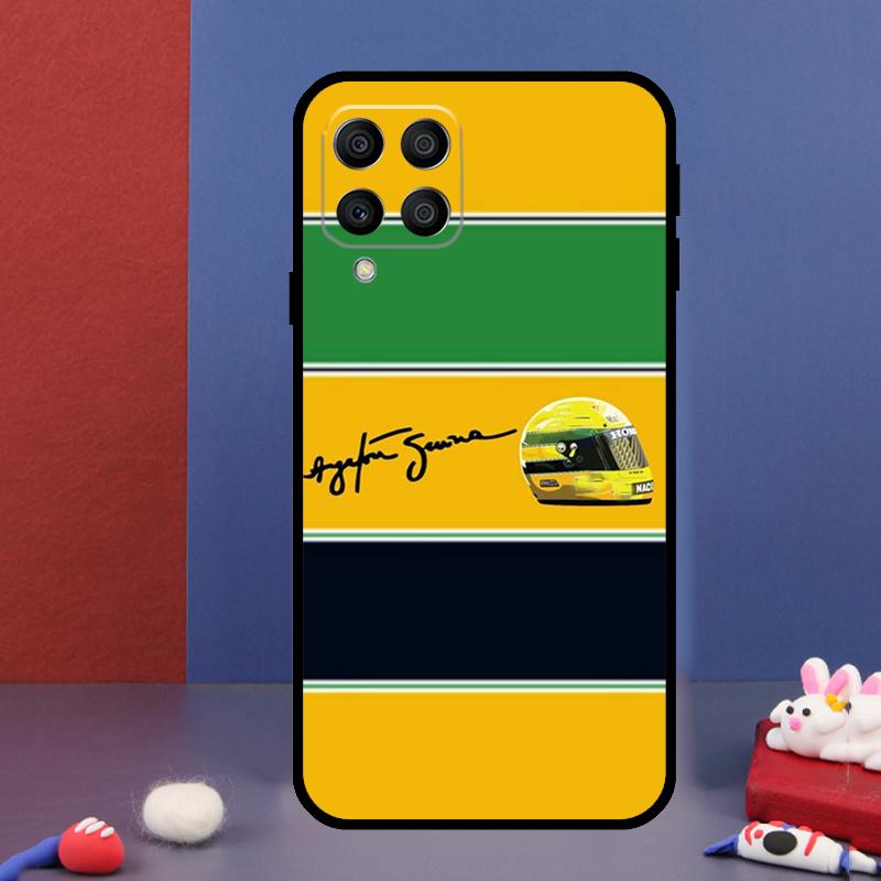 Ayrton Senna F1 For Samsung Galaxy M31 M51 M33 M13 M23 M53 M15 M55 M14 M34 M54 M20 M30s M32 M52 Phone Case