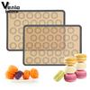 Silikon Backmatte Pad Blatt Antihaft Teigrollmatte Macaron Tablett Ofenbacken Für Kuchen Keks Gebäck Ofenbackwerkzeuge