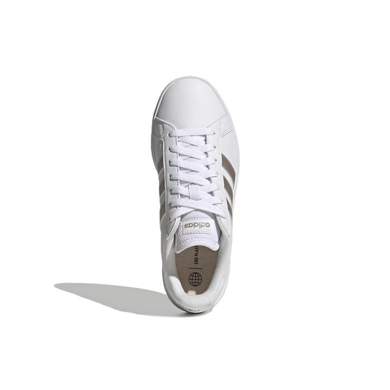 Adidas Neo Grand Court 'White Platinum Metallic' Women's Sneakers GW9263