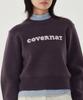 COVERNAT WOMAN Cooper Logo Knit Purple