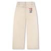 Kenzo Kids Garden Stitch Logo Pants 3 12 Years  26ss Z265agp211 