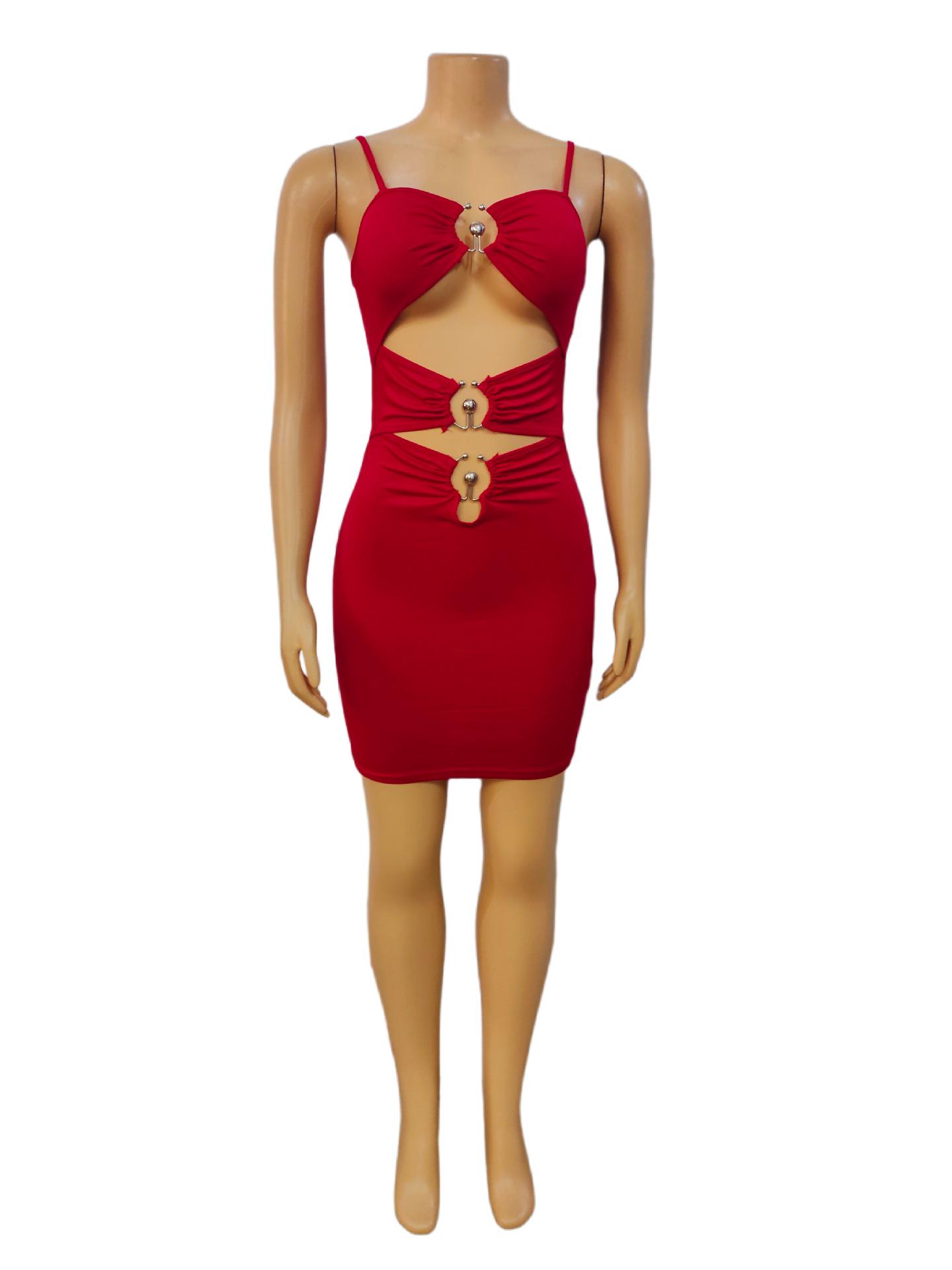 

Сексуальное облегающее платье-бандаж с глубоким вырезом для женщин европейского и американского производства