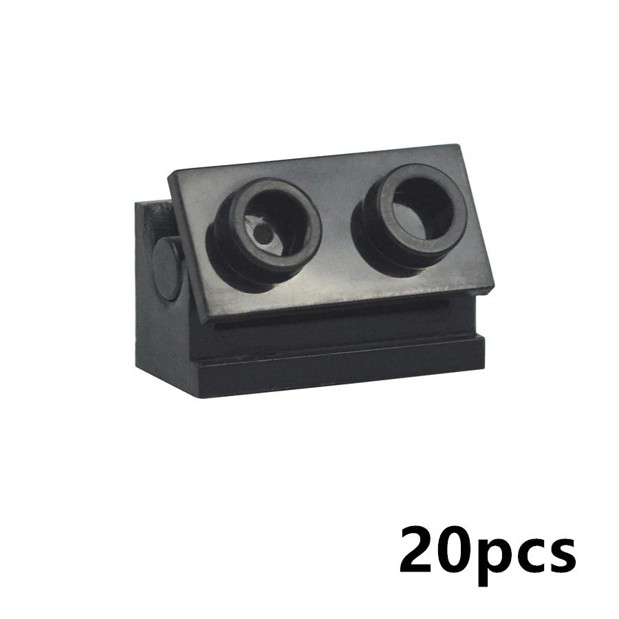 MOC Technical Bracket Bricks 1x2 1x1 Inverted Display Holder Building Blocks Compatible 36840