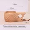 Walnut Finland Wooden Milk Cup - Creative, Portable Outdoor Design