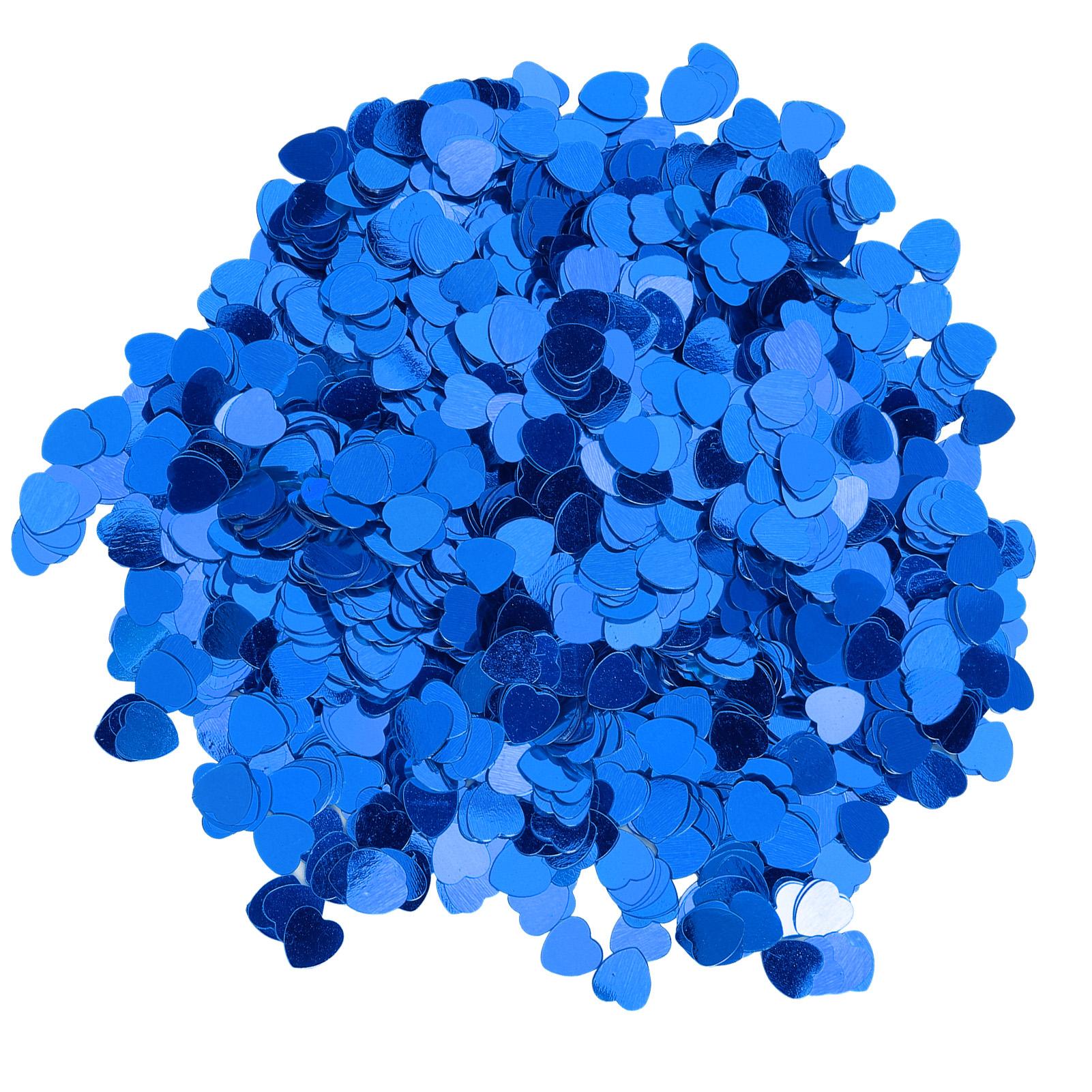 

3000Pcs HeartShaped Confetti Wedding Valentine s Day Sequins Sprinkle Part Decoration Supplies(Blue ) синий