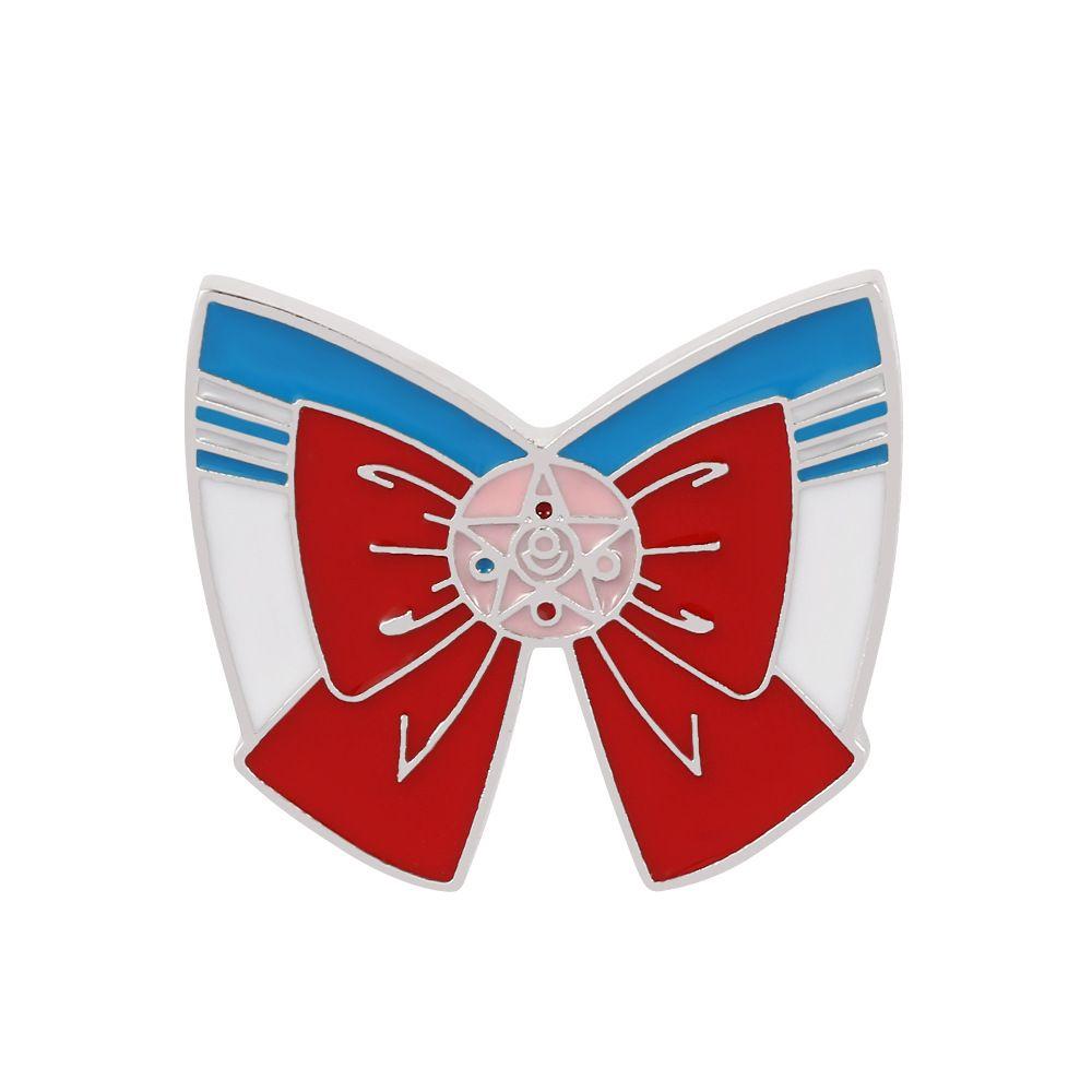 Kawai Sailor Moon Usagi Tsukino Cute Cartoon Metal Badge Moon Hare Brooch Cute Student Bag Accessories Toy Children Halloween
