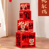 Chinese Style Background Arrangement Box New Year Landing Decoration  Spring Festival Supplies