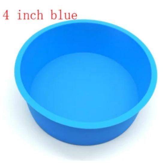 Круглая силиконовая форма для торта 4 6 8 дюймов Силиконовая форма Формы для выпечки Силиконовая форма для выпечки для кондитерских изделий Круглая силиконовая форма для торта
