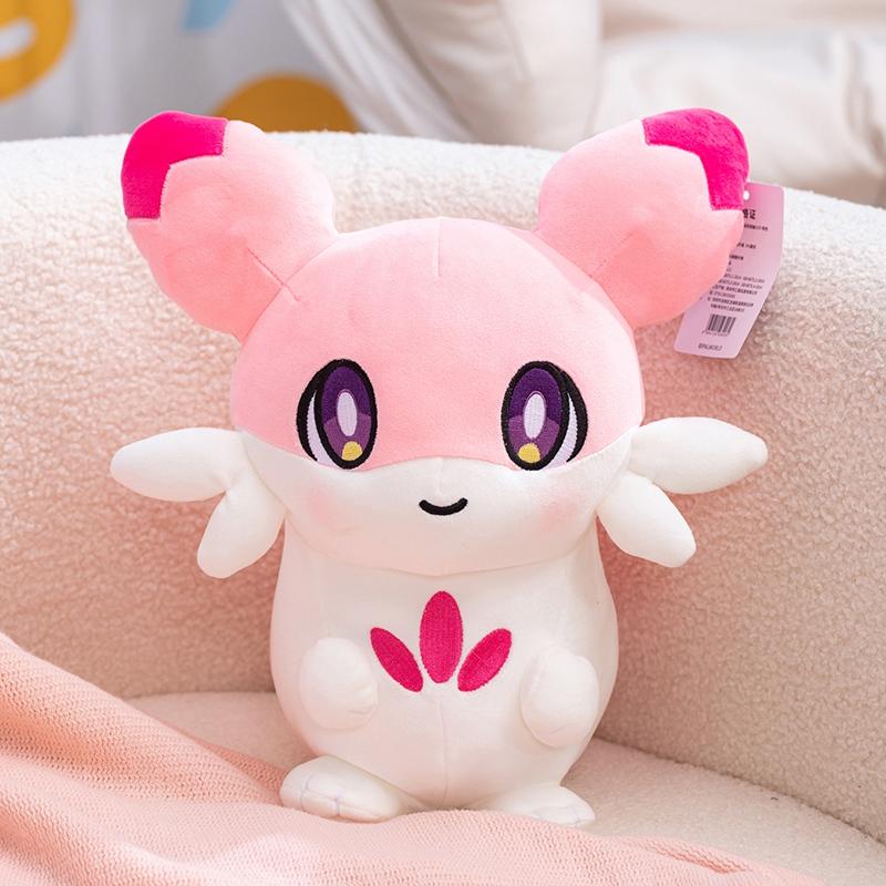 Palworld Game Figure Kawaii Blue Chillet Plush Toy Pink Chillet Stuffed Animal Soft Dolls Huggable Pillow Home Decoration Gifts
