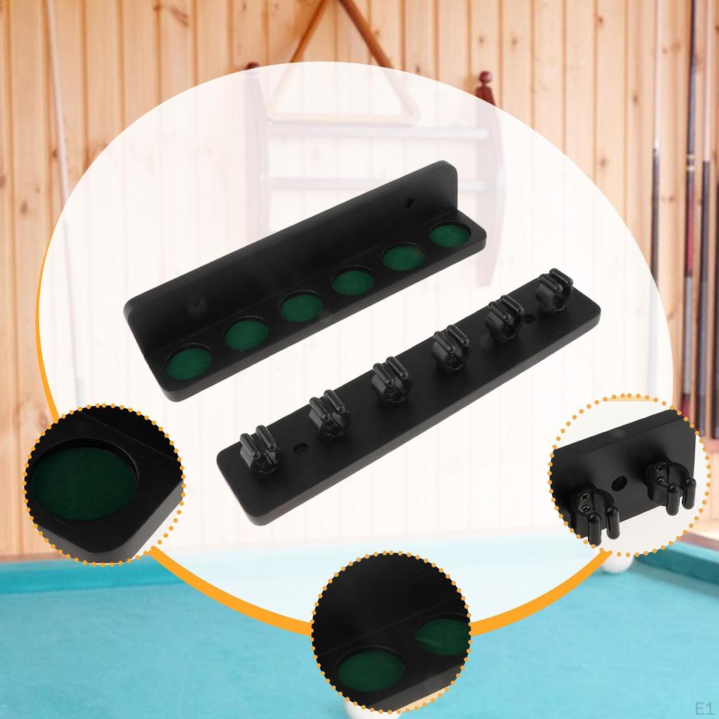 Billiard Pool Cue Rack Sticks Holder Stand Storage Wooden Table Rods Organizer for