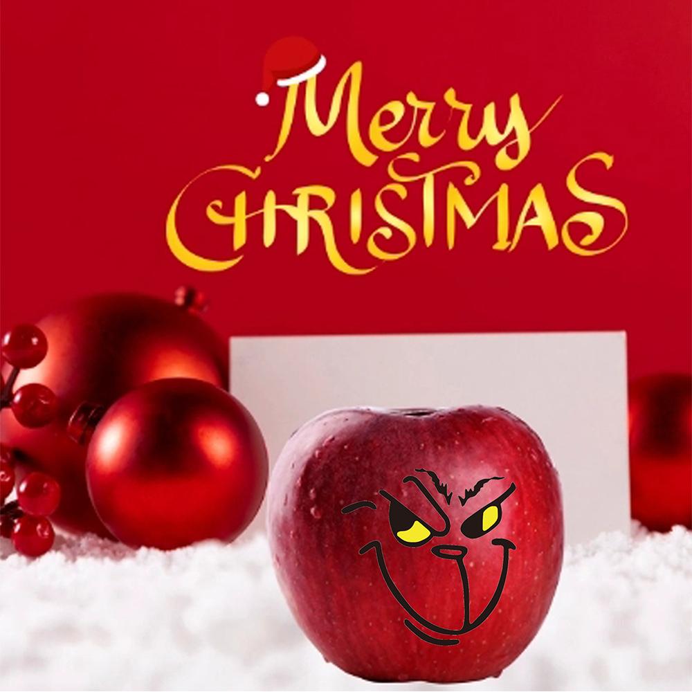 72pcs Christmas Grinch Stickers Face Stickers for Christmas Party Supplies