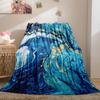 Marmor Decke Abstrakt Geometrisch Fleece Flanell Überwurfdecke Weich Warm Leicht Decke für Couch Sofa Geschenk für Mädchen Jungen