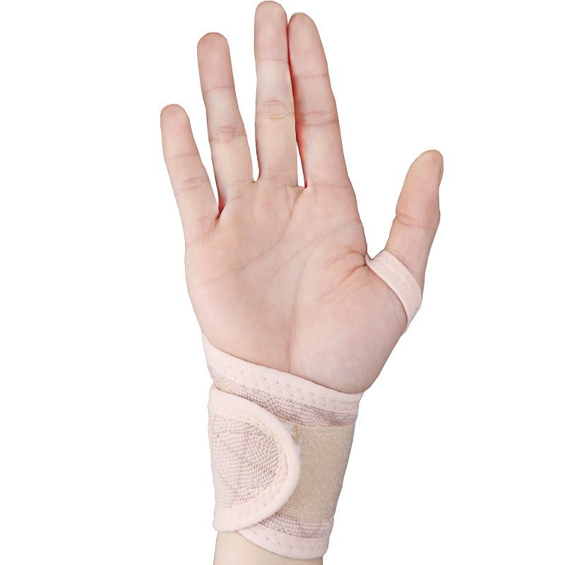 Mjuk och högelastisk, andningsbar, stickad, lindande, fast trycksatt, antisportskyddsutrustning, utomhusträning, tyngdlyftning, handledsskydd