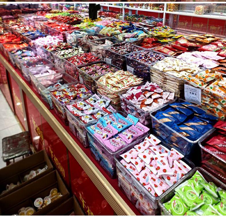 Transparent Plastic Display Box for Bulk Dried Fruit, Candy, Snacks