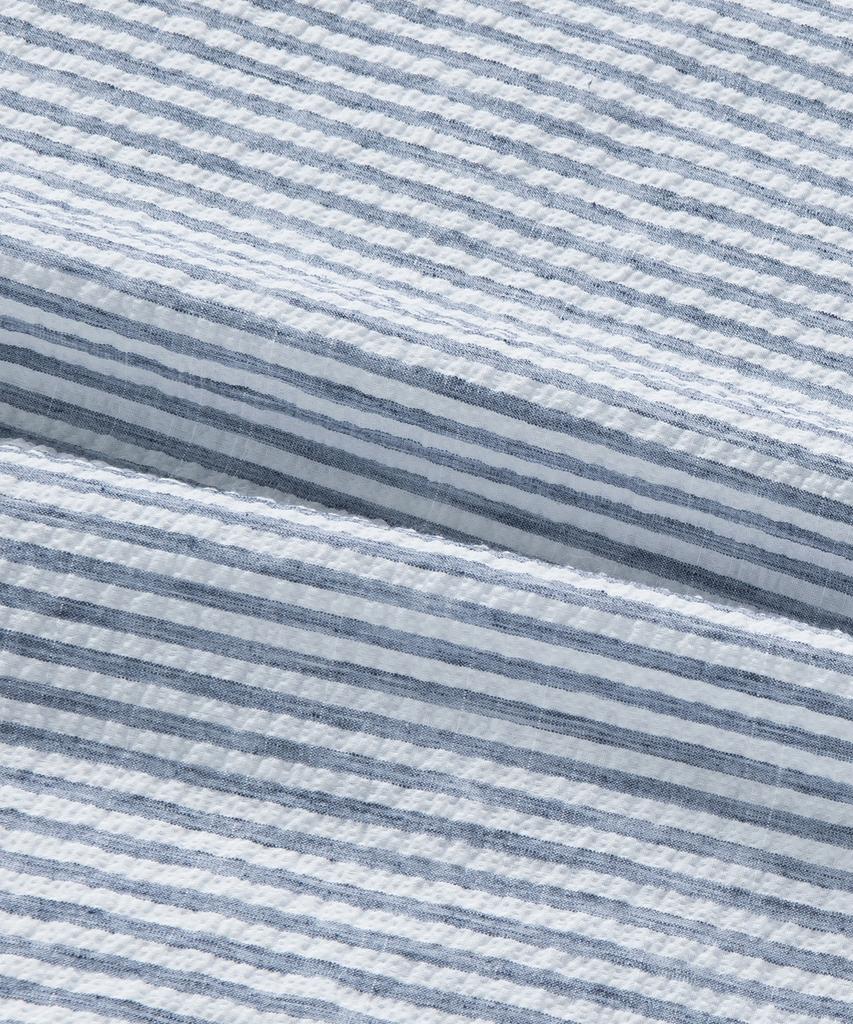LACOSTE Men'S Linen Blend Striped Shirt Ch838E-56G 166