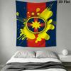 Fcsb Steaua Wall Tapestry Aesthetic Wall Hanging Printed Fabric Blanket Decorative Tapestries for Bedroom Living Room Home Decor