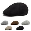 New Summer Linen Beret Men Sun Visor Flat Hat Women Fashion Berets Breathable Newsboy Cap Luxury Vintage Caps Unisex