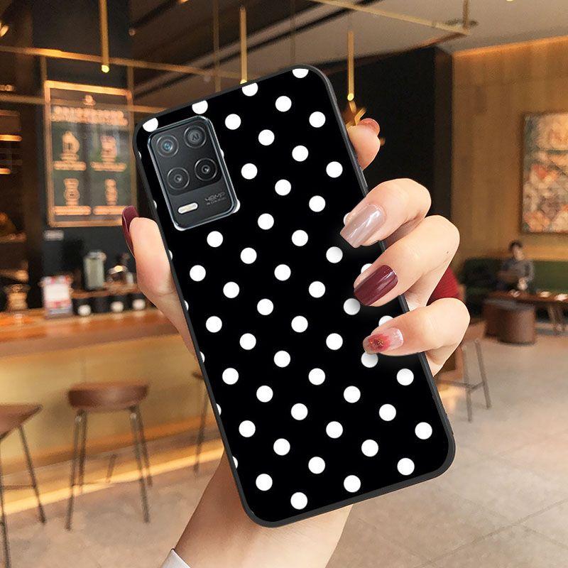 Red Black Gold Polka dots Dot Phone cover For oppo Realme 8Pro 6PRO 6i 7pro 9i 9pro C11 C21Y C21 C25Y C25S C3 Q3S XT Cases coque