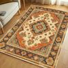 Retro Floral Carpet Stain Resistant Easy To Clean Anti Slip Floor Mat Living Room Bedroom Study Home Decor