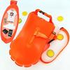 Swim Bucket Dry Bag Inflatable Open Swim Buoy Towable Dry Bag with Boating Rafting Swimming Bucket Water Sports Safety Bag