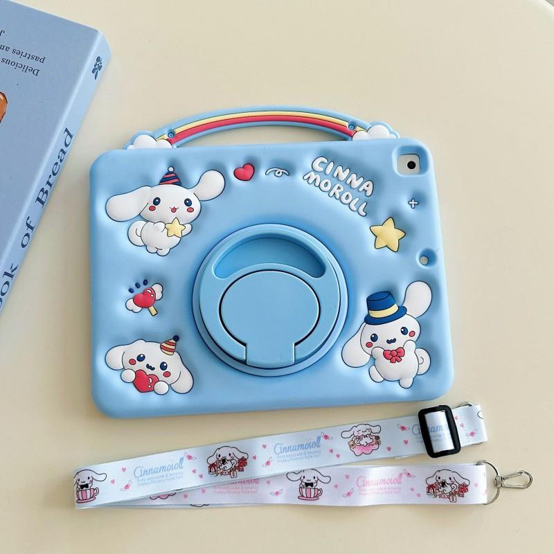 Cartoon Rainbow Cinnamoroll Silicone Case IPad Air Pro Tablet