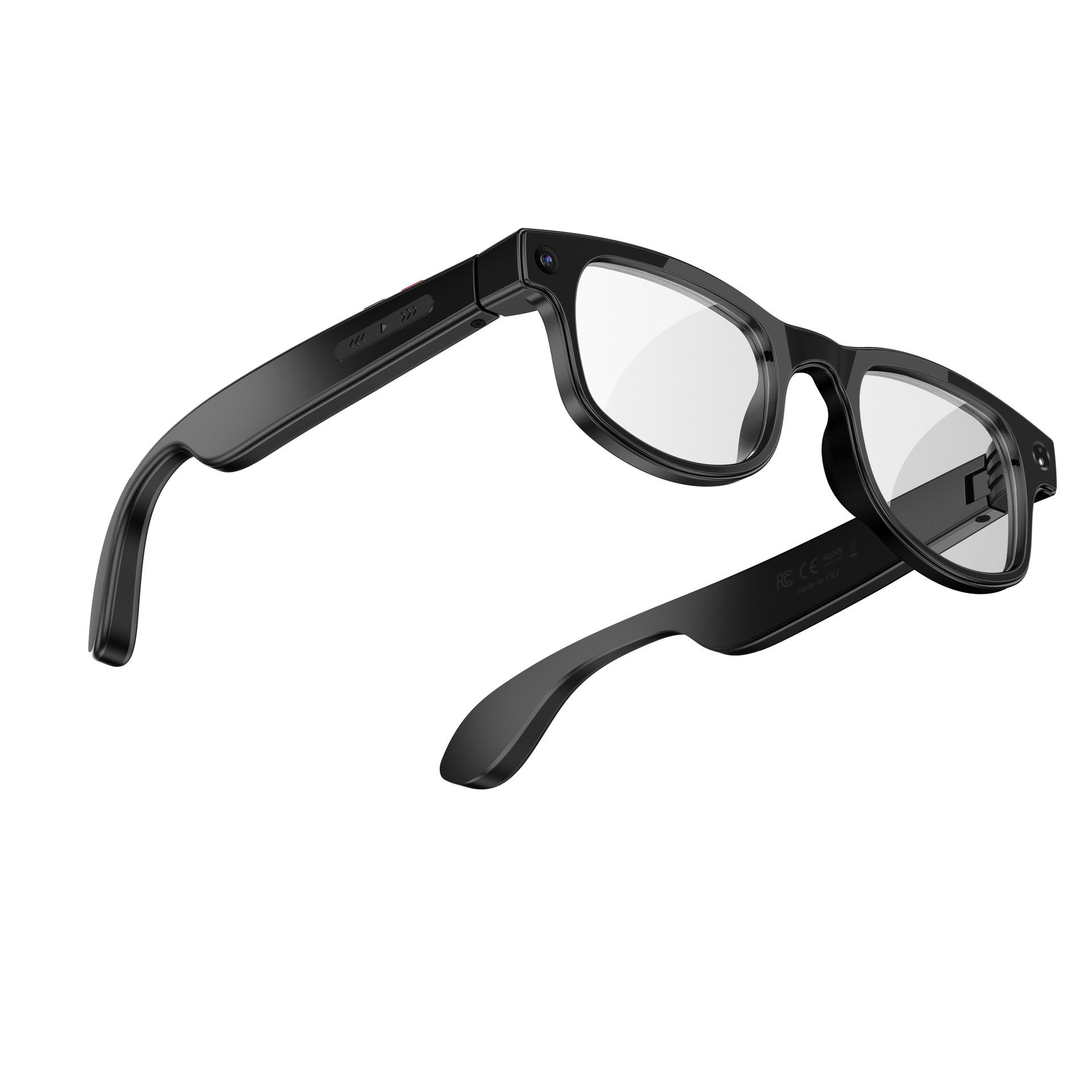

Smart AI Glasses: New Model with 8MP Camera, Anti-Shake Video, AI Translation, Music, Bluetooth чорний