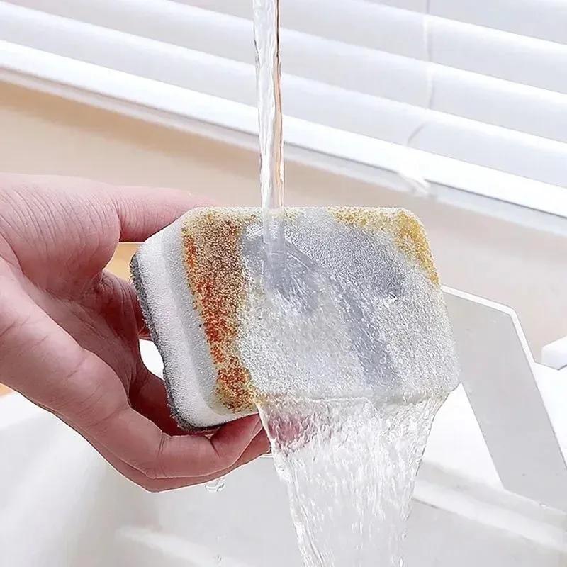 50/1pcs Cleaning Sponges Double-sided Reusable Kitchen Sponge Wipes Pan Pot Dishwashing Scouring Pads Brush Home Cleaning Tools