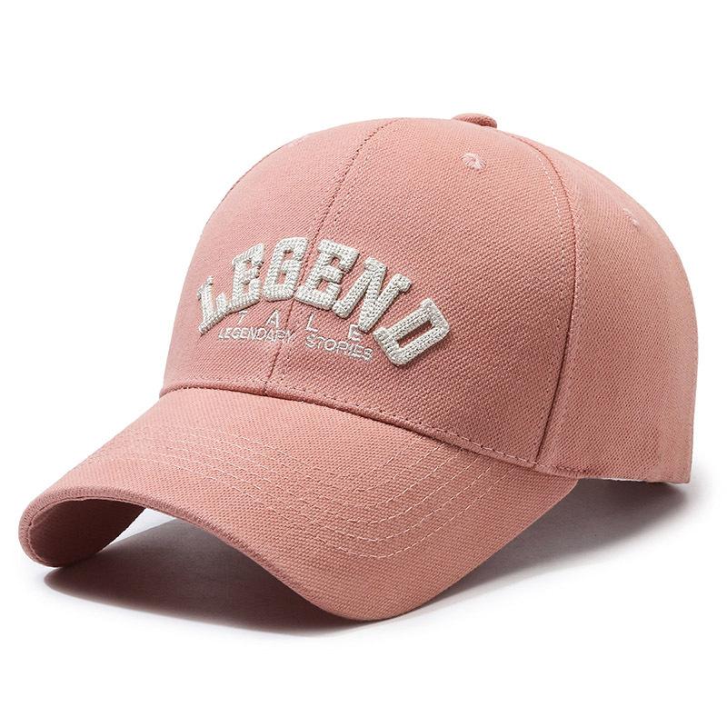 Spring and Autumn New Korean Version of Letter Embroidered Baseball Cap Men's Casual Versatile Curved Brim Cap Women's Face Small Hat