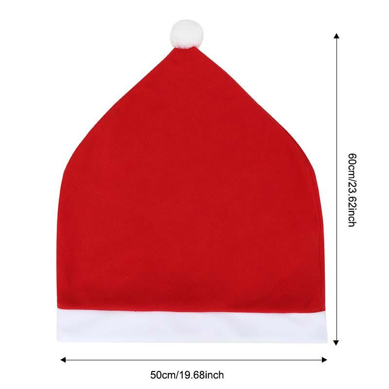 Christmas Chair Covers - Cartoon Forest Snowflake Print, European Style Dining Table Xmas Decor Chair Accessories