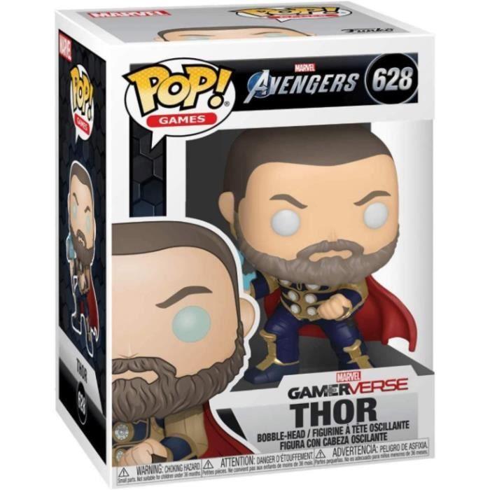 Figurine funko pop! marvel: avengers game - thor (stark tech suit)