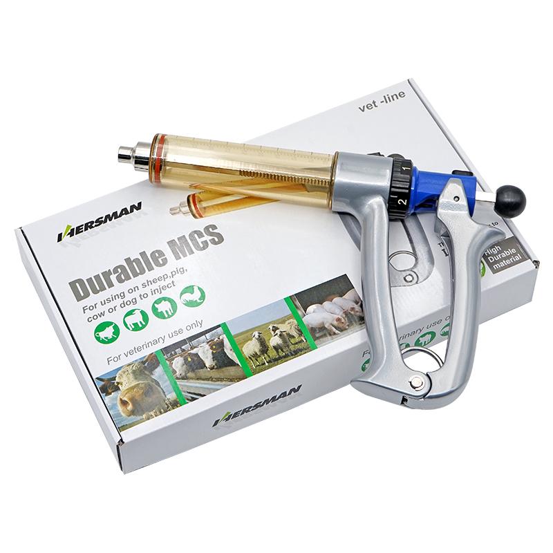 25ml/50ml Adjustable Continuous Syringe Vaccine Injector Semi-Automatic Scale Needle Tube Veterinary Chicken Sheep Horse Special 25ml