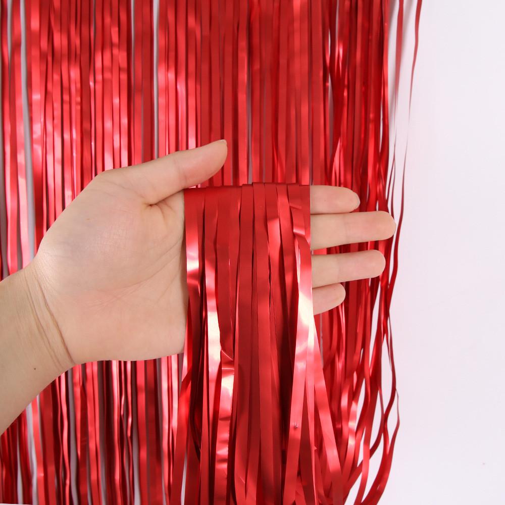 1x2m Elegant Matte Colorful Rain Curtain For Stunning Birthday Wedding Party Decorations