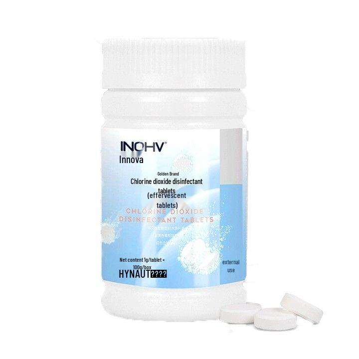 Haishi Hainuo Chlorine Dioxide Disinfectant Effervescent Tablets - 100 Count