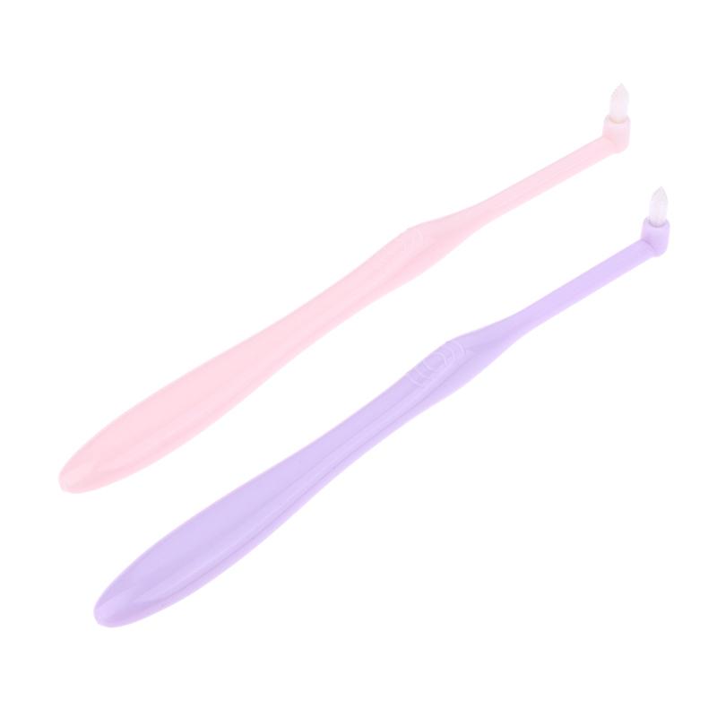 Single-Tuft Toothbrush For Orthodontic Correction, Small Round Head, Wisdom Tooth And Interdental Brush