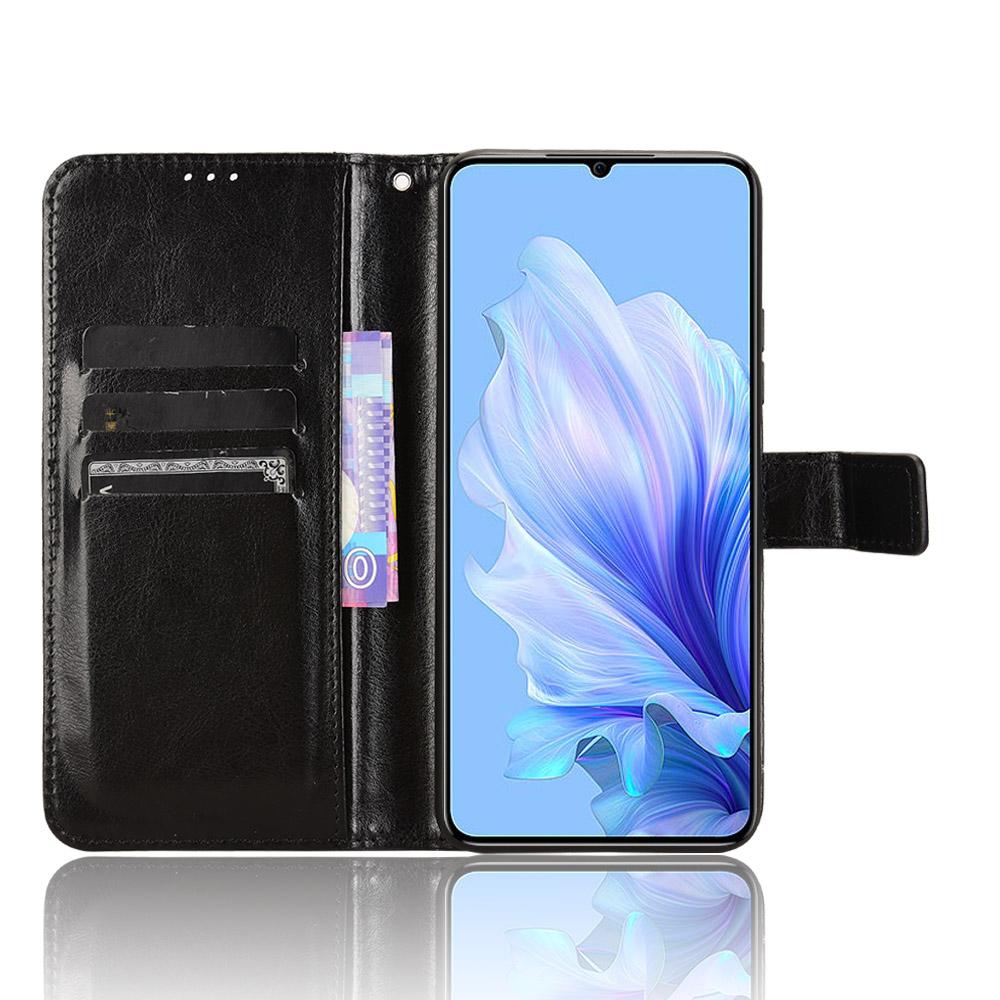 Per Custodia a Portafoglio Oukitel C50 con Supporto e Scomparti per Carte – Cover Flip in Pelle Resistente agli Urti, alla Polvere, per Uso Intensivo Business