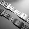 20mm 22mm För TAG Heuer F1-serien massivt rostfritt stål klockarmband herr Tag Heuer Carrera F1 högkvalitet klockarmband svart