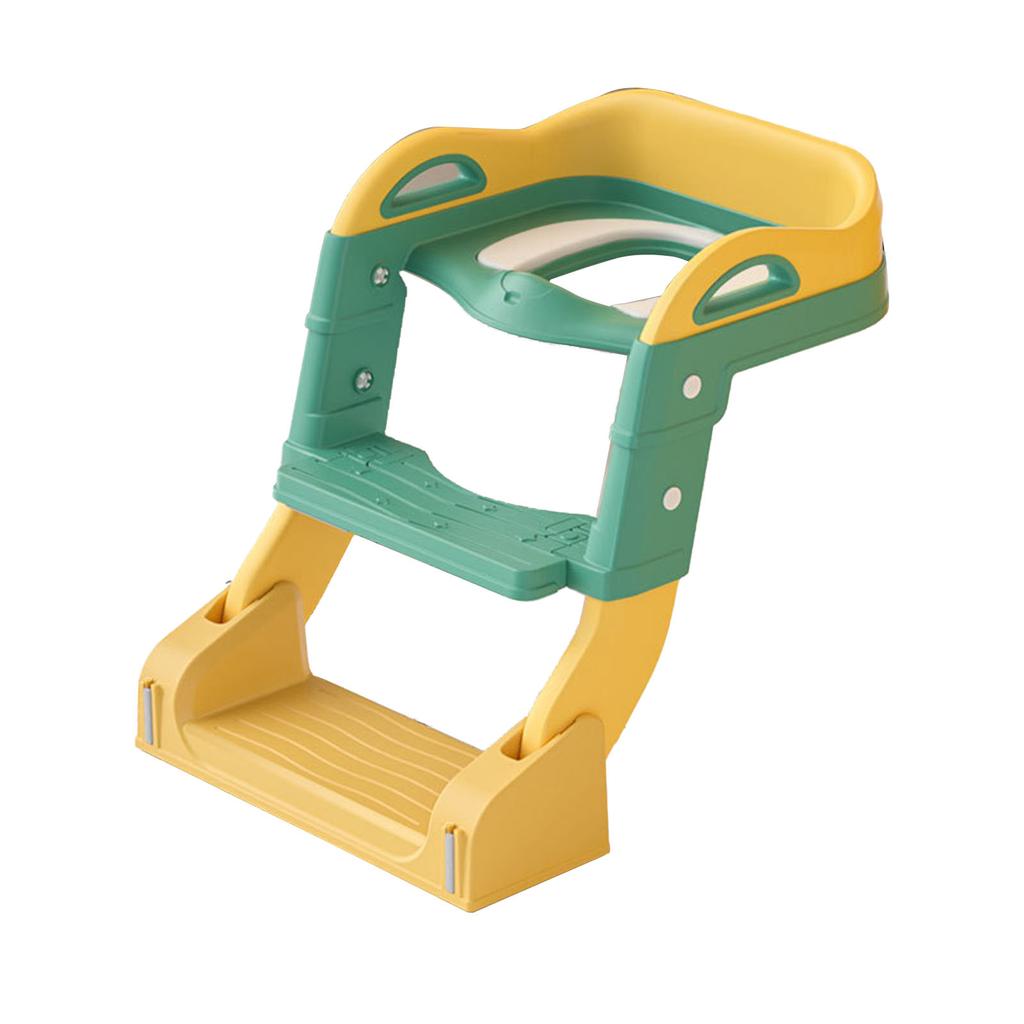 Multifunction Potty Training Toilet Seat with Step Stool Ladder Handles Foldable Toilet Training