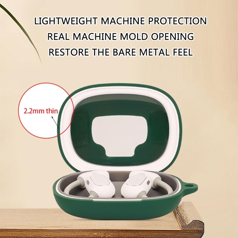 Headphone Shockproof Housing Skinfriendly Cover for Eli Fit Earbud Washable Shell Soft Protector Nonslip Prevents Damage