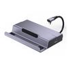 Type C 7in1 Hub M.2 SSD Dock Stand for Steam Deck Nintendo Switch 4K60Hz Gigabit LAN 100W PD Charging Docking Station