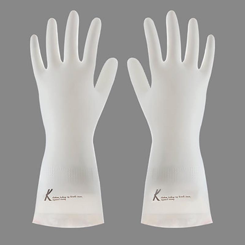 Luvas de borracha nitrílica para lavar louça enviadas aleatoriamente: luvas de limpeza de cozinha duráveis, antiderrapantes e espessadas.