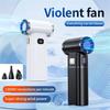Bürstenloser Motor Leistungsstarkes Staubgebläse 130000 U/min Tragbarer Kühlventilator Haustier Föhnen