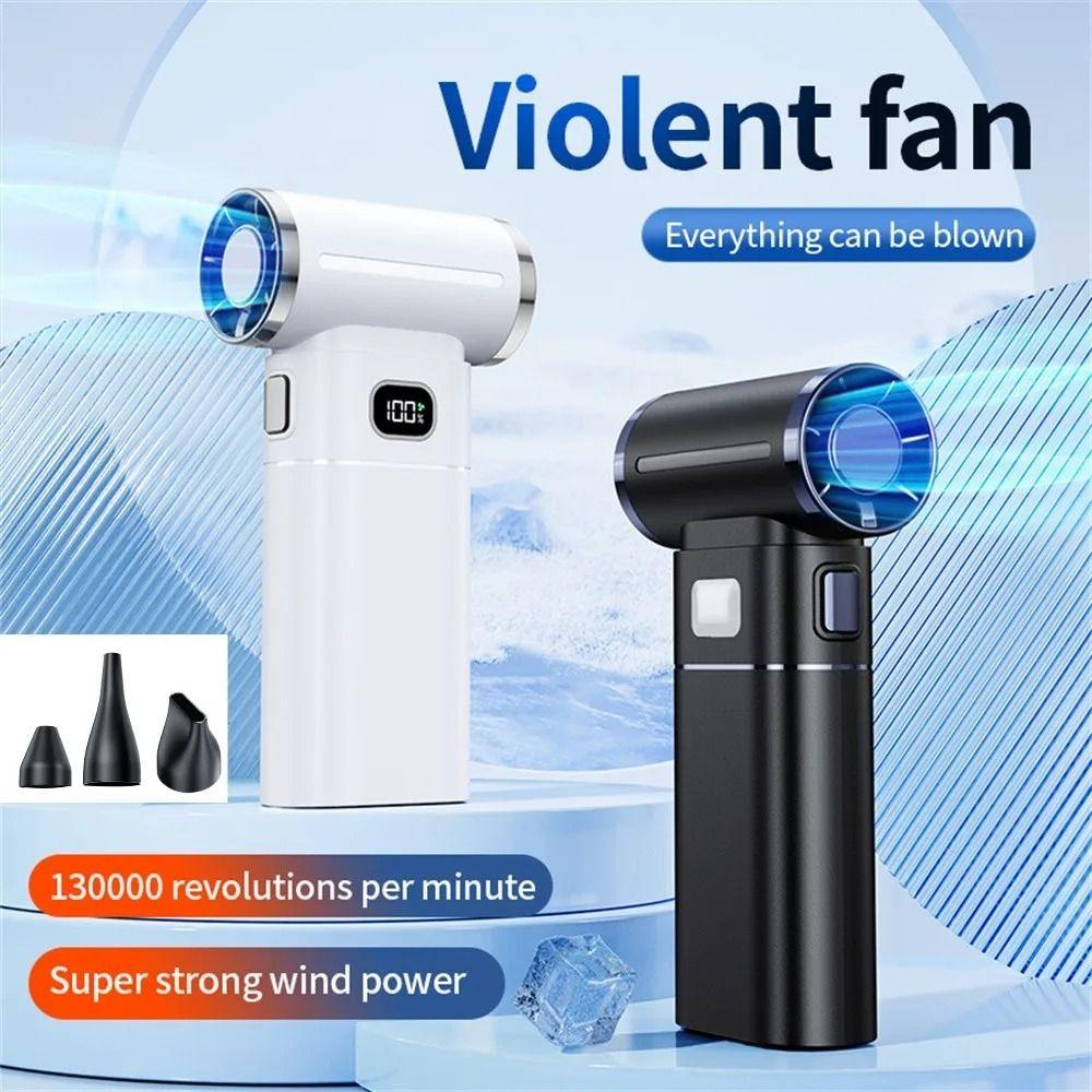 Bürstenloser Motor Leistungsstarkes Staubgebläse 130000 U/min Tragbarer Kühlventilator Haustier Föhnen