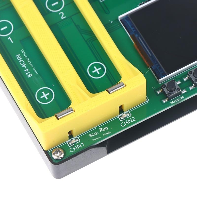 18650+21700 Type-C LCD 4 Channel Battery Capacity Tester MAh Lithium Battery Internal Resistance Detector For Battery Testing