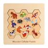 Wooden Puzzle, Shape Matching Honeycomb Puzzle