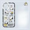 Niedliche Snoopy Handyhülle für iPhone 15 Pro Max 11 12 13 14 Pro Max 6 6S 7 8 Plus 12 Mini XS XR SE 2 3 Klar Transparent Weiche Hülle