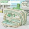 Zipper Pen Bag Large Capacity Pen Storage Bag Fashion Stationery Organizer  School Office Supplies