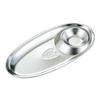 304 Stainless Steel Snack & Dipping Plate for Fried Foods