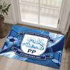 Preston North End Football Design Crystal Velvet Carpet Cozy Non?Slip Printed Rug For Bedroom Living Room Entrance