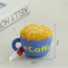 1pc Catnip Cat Self Entertainment Toy Coffee Cup Plush Doll Kitten Teeth Grinding Bite Resistant Boredom Relief Pet Play Toy
